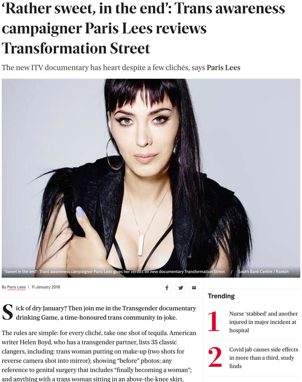 The London Transgender Clinic In The Press